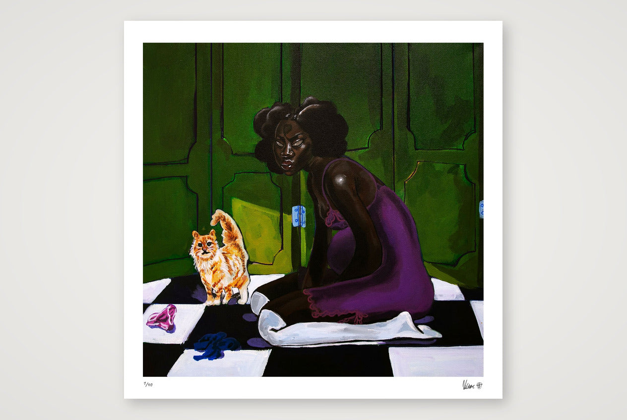 Home Alone — 40×40cm, 16×16" Print only