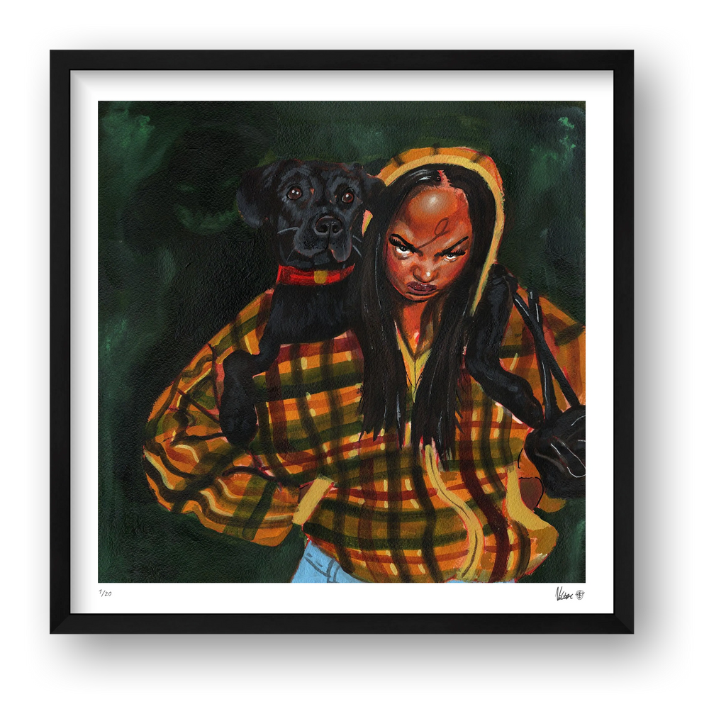 Dog Eats Dog World — framed
